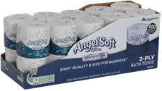 Georgia-Pacific 1632014 ANGEL SOFT PS ULTRA 2-PLY PREMIUM EMBOSSED BATHROOM TISSUE, WHITE, CONVENIENCE PACK, 20 ROLLS PER CASE (1 CASE)