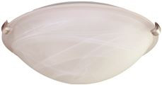 Monument ROUND CEILING FIXTURE, BRUSHED NICKEL, 16 IN., USES 3 60-WATT INCANDESCENT MEDIUM BASE LAMPS* (1 PER CASE)