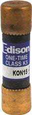 Cooper Bussmann KON15 CARTRIDGE FUSE, 250 VOLTS, 15 AMPS, PACK OF 10 (1 PACK)