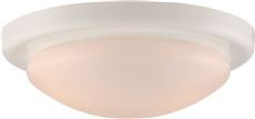 Monument FLUSH MOUNT CEILING FIXTURE, WHITE RING BASE, 14 X 4-1/2 IN., USES (2) 13-WATT T2 FLUORESCENT GU24 LAMPS* (1 PER CASE)
