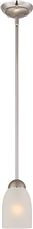 Monument 1-LIGHT PENDANT FIXTURE, POLISHED CHROME, 5-1/4 X 46-1/2 IN., USES 60-WATT INCANDESCENT MEDIUM BASE LAMP* (1 PER CASE)