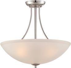 Monument 3-LIGHT PENDANT FIXTURE, POLISHED CHROME, 18 IN.* (1 PER CASE)