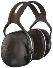 3M 93727 PELTOR X-SERIES OVER-THE-HEAD EARMUFF WITH HEADBAND X5A/37274(AAD), BLACK, 10 PER CASE (1 CASE)