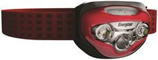 ENERGIZER HDBIN32E VISION HD LED HEADLAMP, DIMMABLE, 3 LIGHT MODES, 150 LUMENS, RED, INCLUDES 3-AAA MAX BATTERIES (1 PER CASE)