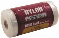 THE MIBRO 300831BG TWISTED MASON LINE, WHITE, #18 X 1050 FT. SPOOL (7 ROLLS)