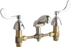 Chicago Faucets 404-V317E66ABCP FAUCETS CONCEALED HOT AND COLD SINK FAUCET, 0.5 GPM, CHROME, LEAD FREE (1 PER CASE)