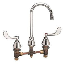 Chicago Faucets 786-E35ABCP FAUCETS HOT AND COLD SINK FAUCET, 1.5 GPM, CHROME, LEAD FREE (1 PER CASE)