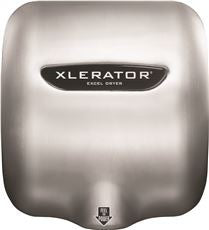 EXCEL DRYER XL-SB-1.1N-110-120V XLERATOR HAND DRYER, BRUSHED STAINLESS STEEL, 12.68 X 11.75 X 6.68 IN., 120 VOLTS, 12.5 AMPS (1 PER CASE)