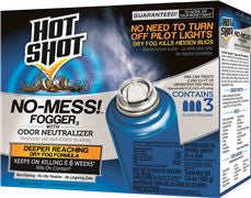 SPECTRUM HG-20177 HOT SHOT NO-MESS! INDOOR FOGGER WITH ODOR NEUTRALIZER, 3 PER PACK (6 PACKS)