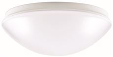 ENVIROLITE EV1011-WH LED ROUND FLUSH MOUNT CEILING FIXTURE, WHITE, 11 IN., INTEGRATED LED INCLUDED (1 PER CASE)