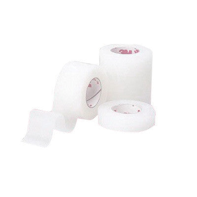 3M 1527-1 1" X 10 Yard Roll Clear Transpore Latex-Free Porous Plastic Surgical Tape (12 Roll Per Box) (12/EA)