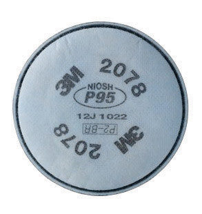 3M 2078 2078 P95 Filter For 5000, 6000, 6500, 7000 And FF-400 Series Respirators (1/PK)