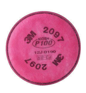3M P100 Filter For 5000, 6000, 6500, 7000 And FF-400 Series Respirators (2 Per Pack, 1 Pack)