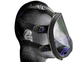 3M FF-401 Small Ultimate FX Full Face Reusable Respirator With Scotchgard Lens Coating And Bayonet Connection (1/BX)