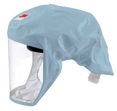 3M S-133LB-5 Medium/Large Tyvek QC S-Series Versaflo Tychem Blue Headcover With Integrated Head Suspension (For Use With Certain 3M Powered Air Purifying And Supplied Air Respirator Systems) (1/EA)