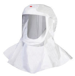 3M S-433S-5 Small/Medium Polypropylene S-Series Versaflo White Hood With Integrated Head Suspension (For Use With Certain 3M Powered Air Purifying And Supplied Air Respirator Systems) (1/EA)