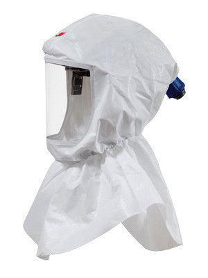 3M S-655 Standard Polypropylene S-Series Versaflo White Hood Assembly With Inner Collar And Premium Head Suspension (For Use With Certain 3M Powered Air Purifying And Supplied Air Respirator Systems) (1/EA)