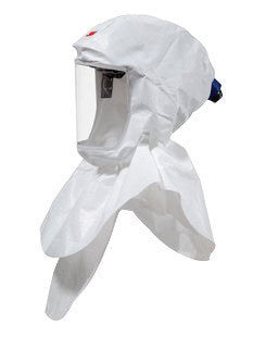 3M S-657 Standard Polypropylene S-Series Versaflo White Hood Assembly With Inner Shroud And Premium Head Suspension (For Use With Certain 3M Powered Air Purifying And Supplied Air Respirator Systems) (1/EA)