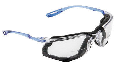 3M VC225AF Virtua CCS 2.5 Diopter Safety Glasses With Clear Frame, Clear Polycarbonate Anti-Fog Lens And Foam Gasket Attachment (1/EA)