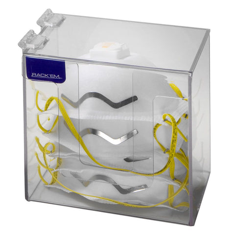 Horizon Manufacturing 5153 Short Dust Mask Dispenser with Clear Lid