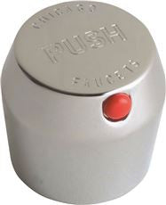 Chicago Faucets 665-PSHJKCP MVP TAPERED HANDLE WITH SCREW PUSH (1 PER CASE)
