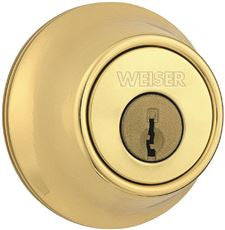 WEISER GDC947126DWSKDBRLR2 9471 ELEMENTS SINGLE CYLINDER DEADBOLT 26D (1 PER CASE)