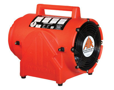 Air Systems CVF-8AC International 974 cfm 1/3 hp 115 VAC 60 Hz Polyethylene Contractor Ventilation Fan (Order Duct Canister Separately) (1/EA)