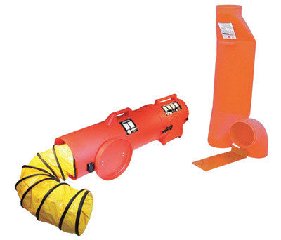 Air Systems CVF8A15KIT CVF Style 8" 974 cfm 1/3 hp 115 VAC 60 Hz Polyethylene Contractor Grade Ventilation Kit With 15' Duct (1/EA)