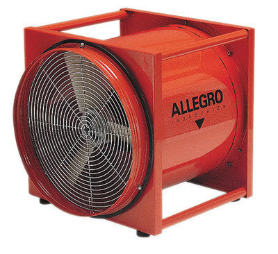 Allegro 9525-50 14" X 18" X 22 1/2" 7500 cfm 2 hp 115/230 VAC 21/10.5 A Steel High Output Blower With 20" Duct (1/EA)