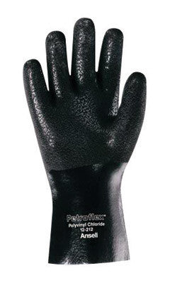 Ansell 214308 Size 10 Red 14" Knit Lined PVA Fully Coated Chemical Resistant Gloves With Smooth Finish And Gauntlet Cuff (1/PR)