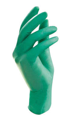 Ansell 25-101-XL X-Large Bright Green 9 1/2" NeoTouch 5 mil Neoprene Ambidextrous Exam or Food Grade Powder-Free Disposable Gloves With Textured Finger Tip Finish And Rolled Beaded Cuff (1/DI)