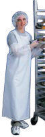 Ansell 56-100-33X44 33" X 44" Green CPP 18 mil Vinyl Heavy Duty Chemical Protection Apron (1/EA)