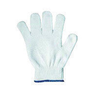Ansell 78-200-7 Size 7 White KleenKnit Light Weight Stretch Nylon Low Lint Inspection Gloves With Standard Cuff (1/PR)