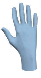 SHOWA Best Glove 8005XL X-Large Blue 9 1/2" N-DEX Plus 8 mil Nitrile Ambidextrous Utility Grade Lightly Powdered Disposable Gloves With Smooth Finish, Rolled Cuff And Polymer Coating (1/BX)