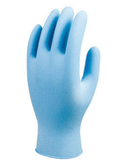 SHOWA Best Glove 9905PFM Medium Blue 11" N-DEX Ultimate 6 mil Nitrile Ambidextrous Powder-Free Disposable Gloves With Smooth Finish And Rolled Cuff (1/BX)