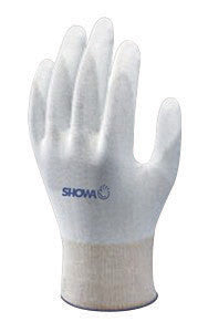SHOWA Best Glove BO500W-XL X-Large 13 Gauge Abrasion Resistant White Polyurethane Palm Coated Work Gloves With White Seamless Nylon Knit Liner And Knit Wrist (1/PR)