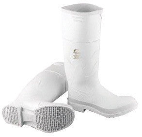 Onguard Industries 81012-13 Size 13 White 16" PVC Knee Boots With Safety-Loc Outsole, Steel Toe And Removable Insole (1/PR)