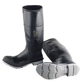 Onguard Industries 86102-11 Size 11 Black 16" Polyblend PVC And Polyurethane Chemical Resistant Knee Boots With Cleated Outsole, Steel Toe And Removable Insole (1/PR)