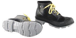 Onguard Industries 86104-08 Size 8 Black 6" Polyblend PVC And Polyurethane Chemical Resistant Workshoes With Cleated Outsole, Steel Toe And Removable Insole (1/PR)