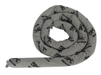 Brady AW124 3'' X 12' SPC SOCs Allwik Gray Polypropylene All-Purpose Sorbent Socks (4 Per Case) (4/EA)