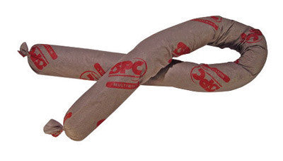 Brady MS-50 3'' X 4' SPC SOCs Re-Form Multiwik Brown Sorbent Socks (40 Per Case) (40/EA)