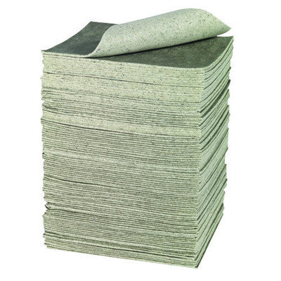 Brady RFP500 15'' X 19'' SPC Re-Form Plus Gray 2-Ply Polypropylene Light Weight Sorbent Pad (1 Case)