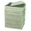 Brady RFP100 15'' X 19'' SPC Re-Form Plus Gray 2-Ply Polypropylene Heavy Weight Sorbent Pad (1 Case)