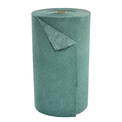 Brady RFPP30P 30'' X 150' SPC Re-Form Pro Plus Green 3-Ply Recycled Fibers Perforated Heavy Weight Sorbent Roll, Perforated Every 30'' (1/EA)