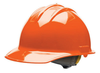 Bullard 30ORR Orange Classic Model C30 Class E And G Type l Polyethylene Hard Cap WIth 6 Point Ratchet Suspension (1/EA)