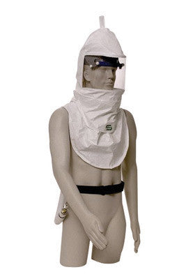 Bullard CC20TIC35 Tychem QC CC20 Series Double Bibbed Hood System (Includes Hood, 20TG Pinlock Suspension, V35 Breathing Tube Assembly And 4612 Nylon Belt) (1/EA)