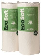 WAUSAU PAPER 41000 ECOSOFT HOUSEHOLD ROLL TOWEL 2PLY WHITE 11 X 9 30EA/CS (30 PER CASE)