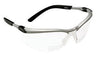 3M 11375-00000 BX 2.0 Diopter Safety Glasses With Silver Black Nylon Frame And Clear Polycarbonate Anti-Fog Lens  (1/EA)