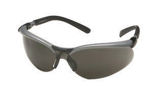 3M 11381-00000 BX Safety Glasses With Black And Silver Nylon Frame And Gray Polycarbonate Anti-Fog Lens (1/EA)