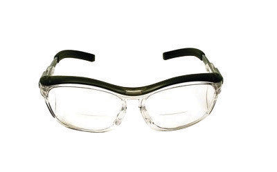 3M 11434-00000 Nuvo Readers 1.5 Diopter Safety Glasses With Gray Plastic Frame, Clear Polycarbonate Anti-Fog Lens And Integral Sideshields  (1/EA)